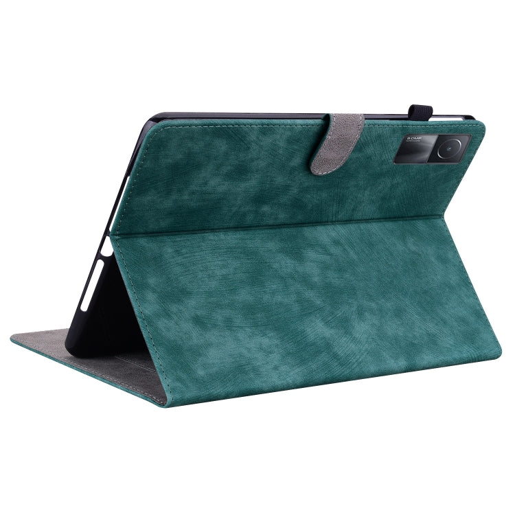 For Xiaomi Redmi Pad 5G Tiger Pattern Flip Leather Tablet Case(Dark Green) - free shipping - PMC TechLife - Order now!