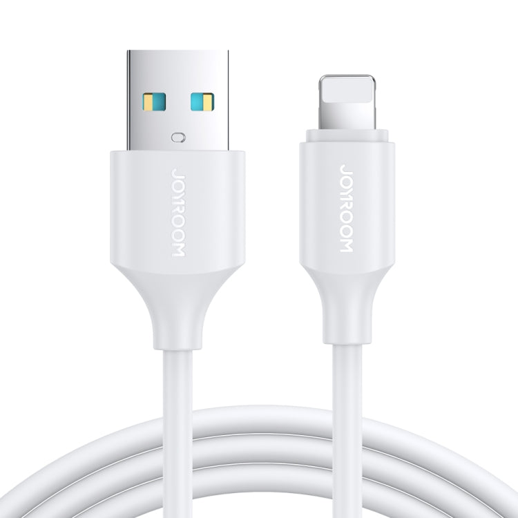 JOYROOM S-UL012A9 2.4A USB to 8 Pin Fast Charging Data Cable, Length:1m(White) - Normal Style Cable by JOYROOM | Online Shopping South Africa | PMC Jewellery