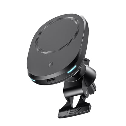 ROCK W39 Shock-absorption Magnetic Car Wireless Charging Holder(Black) - Wireless Charger Holders by ROCK | Online Shopping South Africa | PMC Jewellery