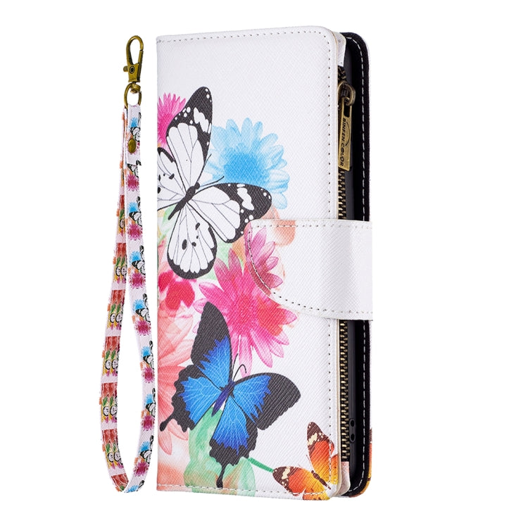 For Samsung Galaxy A14 5G Colored Drawing Pattern Zipper Leather Phone Case(Two Butterflies) - free shipping - PMC TechLife - Order now!