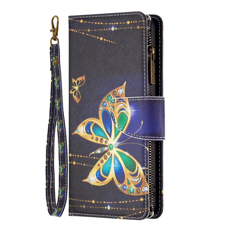 For Samsung Galaxy A14 5G Colored Drawing Pattern Zipper Leather Phone Case(Big Butterfly) - free shipping - PMC TechLife - Order now!