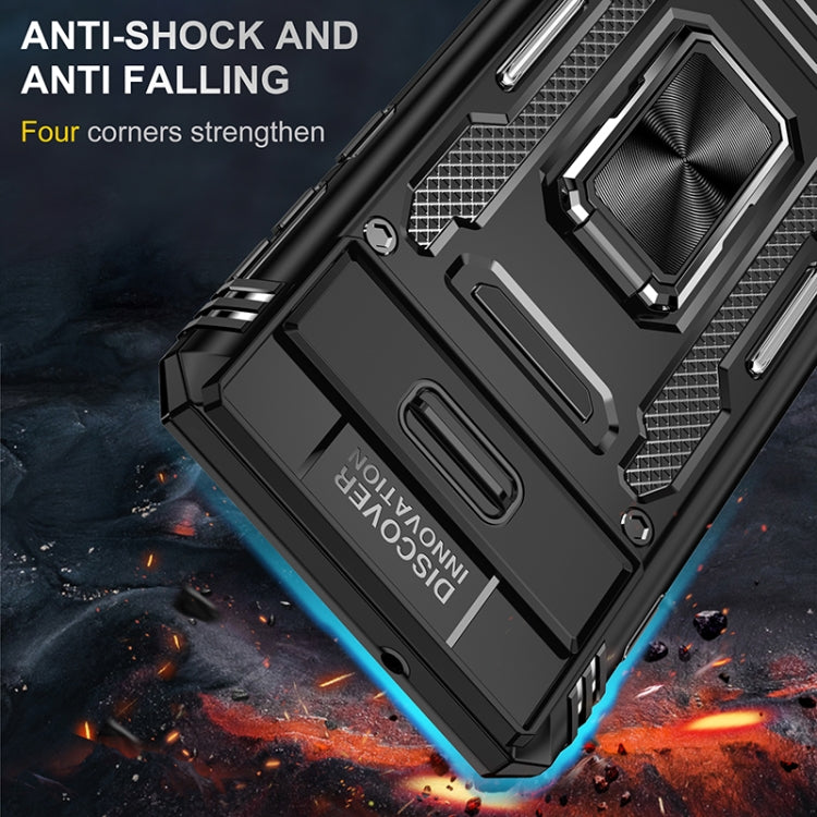 For Samsung Galaxy S10 Armor PC + TPU Camera Shield Phone Case(Black) - free shipping - PMC TechLife - Order now!