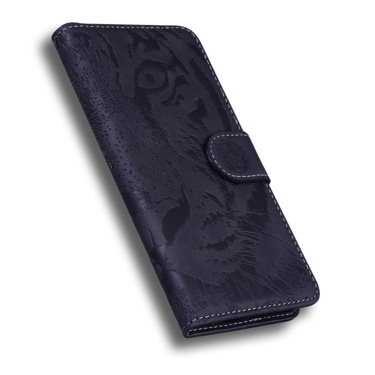 For Samsung Galaxy A14 5G Tiger Embossing Pattern Horizontal Flip Leather Phone Case(Black) - free shipping - PMC TechLife - Order now!