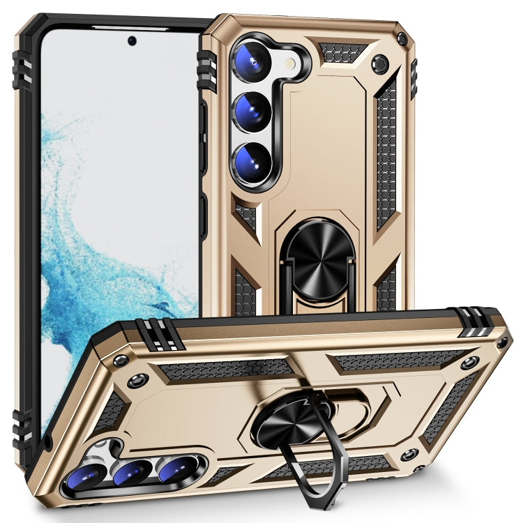 For Samsung Galaxy S23 5G Shockproof TPU + PC Phone Case(Gold) - free shipping - PMC TechLife - Order now!