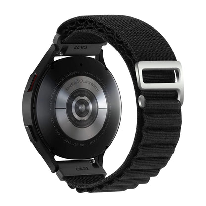 22mm Universal Nylon Loop Watch Band(Black) - 22mm Bands by PMC Jewellery | Online Shopping South Africa | PMC Jewellery | Buy Now Pay Later Mobicred