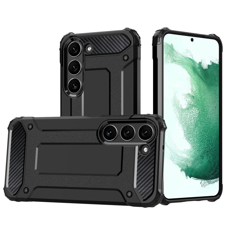 For Samsung Galaxy S23+ 5G Magic Armor TPU Hard PC Phone Case(Black) - free shipping - PMC TechLife - Order now!