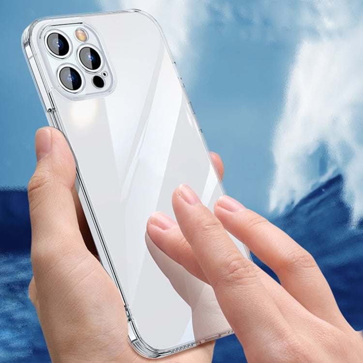 For iPhone 14 SULADA Frosted Series Shockproof Transparent TPU Phone Case(White) - iPhone 14 Cases by SULADA | Online Shopping South Africa | PMC Jewellery