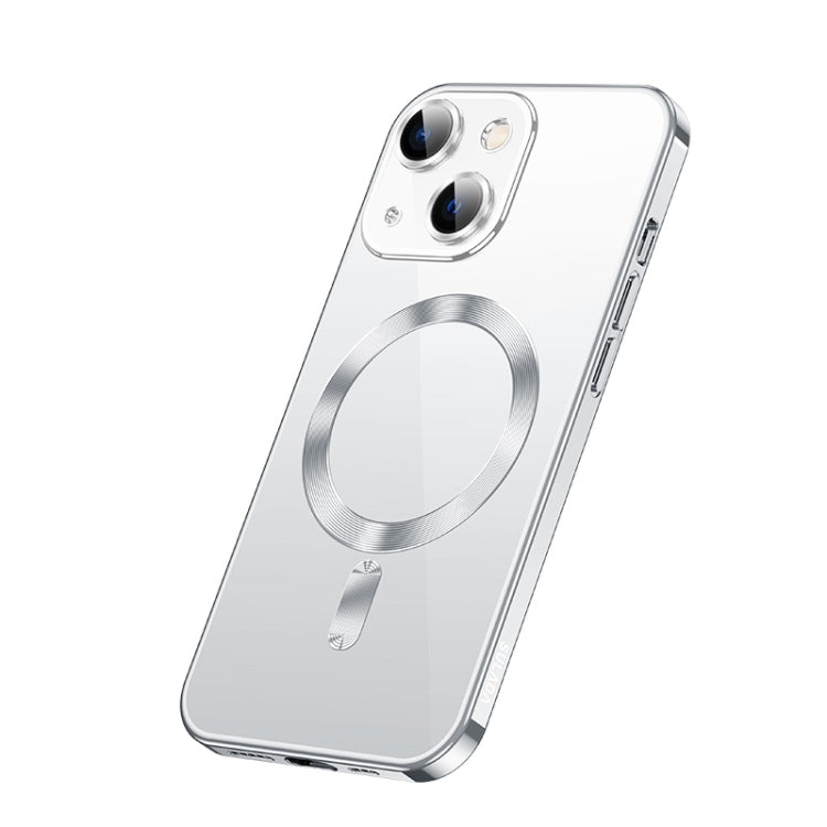 For iPhone 14 SULADA Plating TPU Shockproof Phone Soft Case(Silver) - iPhone 14 Cases by SULADA | Online Shopping South Africa | PMC TechLife