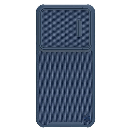 For Xiaomi 12T/Redmi K50 Ultra NILLKIN 3D Textured Camshield PC + TPU Phone Case(Blue) - Xiaomi Cases by NILLKIN | Online Shopping South Africa | PMC Jewellery