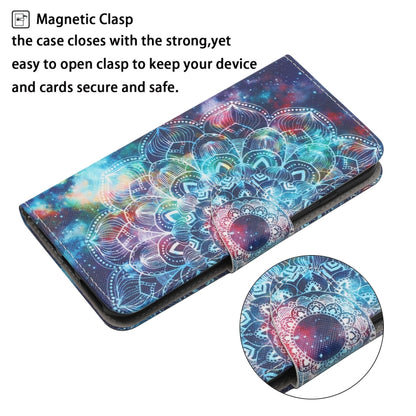 For Xiaomi Redmi A1 Colored Drawing Pattern Leather Phone Case(Star Mandala) - Xiaomi Cases by PMC Jewellery | Online Shopping South Africa | PMC Jewellery