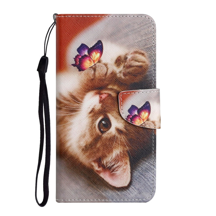 For Xiaomi Redmi A1 Colored Drawing Pattern Leather Phone Case(Butterfly Cat) - free shipping - PMC TechLife - Order now!