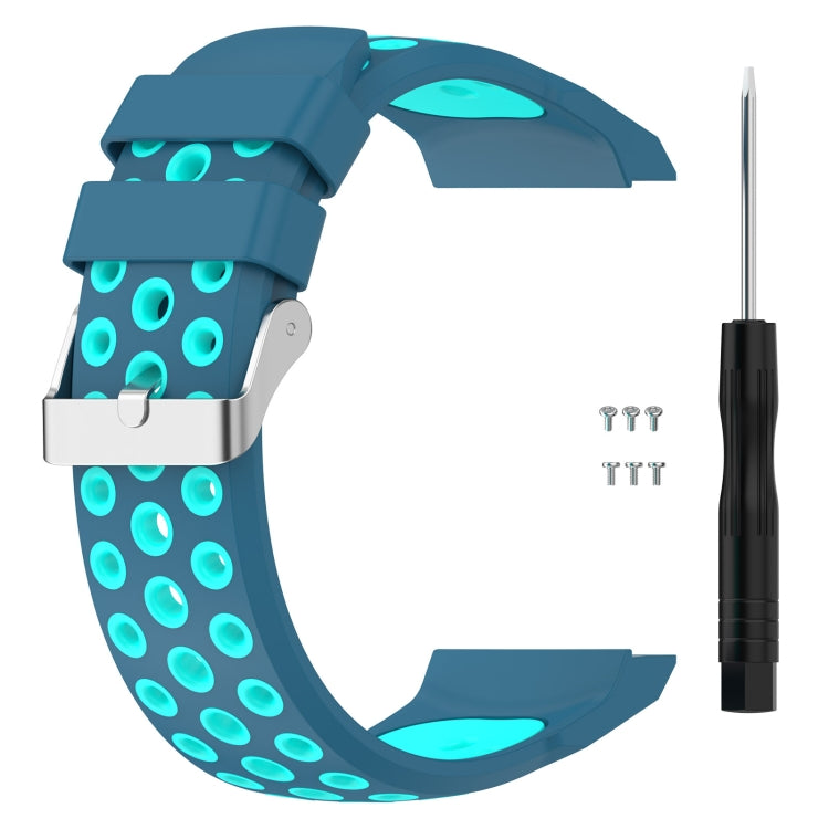 For Huawei Watch GT Cyber Two-color Silicone Watch Band (Blue) -  by PMC Jewellery | Online Shopping South Africa | PMC Jewellery