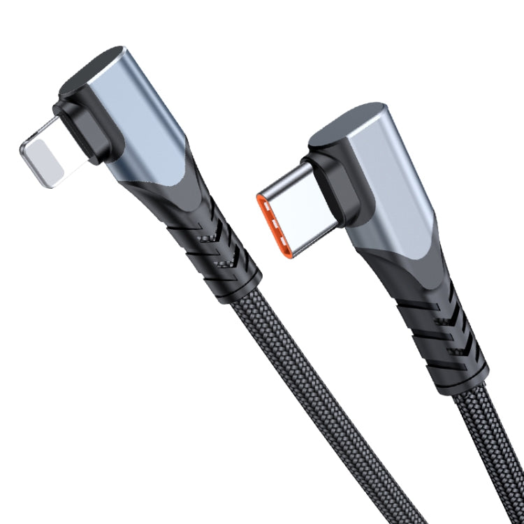 ADC-009 20W USB-C/Type-C to 8 Pin Double Elbow Data Cable, Length:2m - 2 in 1 Cable by PMC Jewellery | Online Shopping South Africa | PMC Jewellery