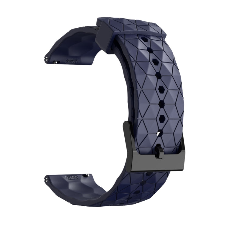 20mm Football Texture Silicone Watch Band(Navy Blue) - free shipping - PMC TechLife - Order now!