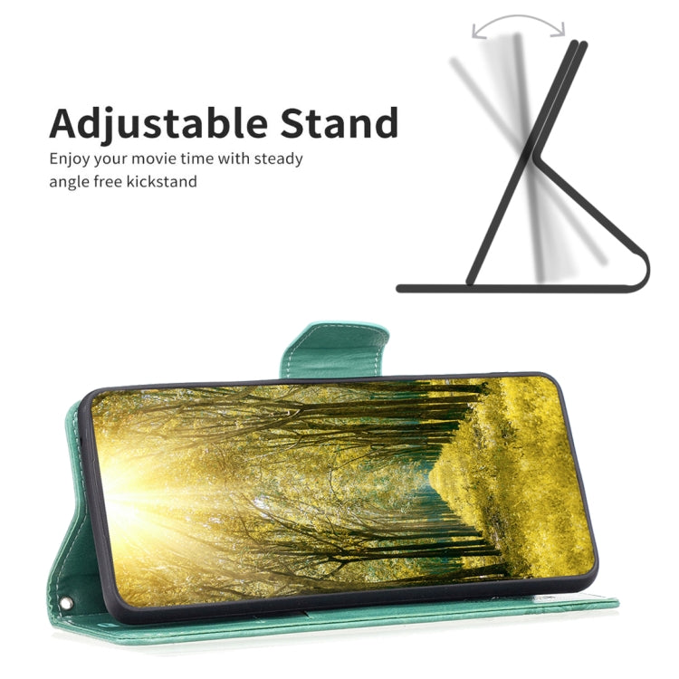For Samsung Galaxy A54 5G Embossing Two Butterflies Pattern Leather Case(Green) - free shipping - PMC TechLife - Order now!