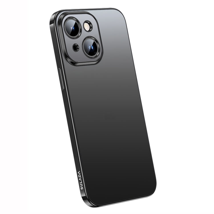 For iPhone 14 Plus SULADA Electroplating Frosted All-inclusive TPU Phone Case(Black) - iPhone 14 Plus Cases by SULADA | Online Shopping South Africa | PMC TechLife