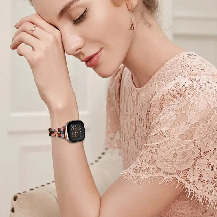 For Fitbit Versa 4 / Sense 2 Universal Rhombus Resin Watch Band(Hawksbill) - free shipping - PMC TechLife - Order now!