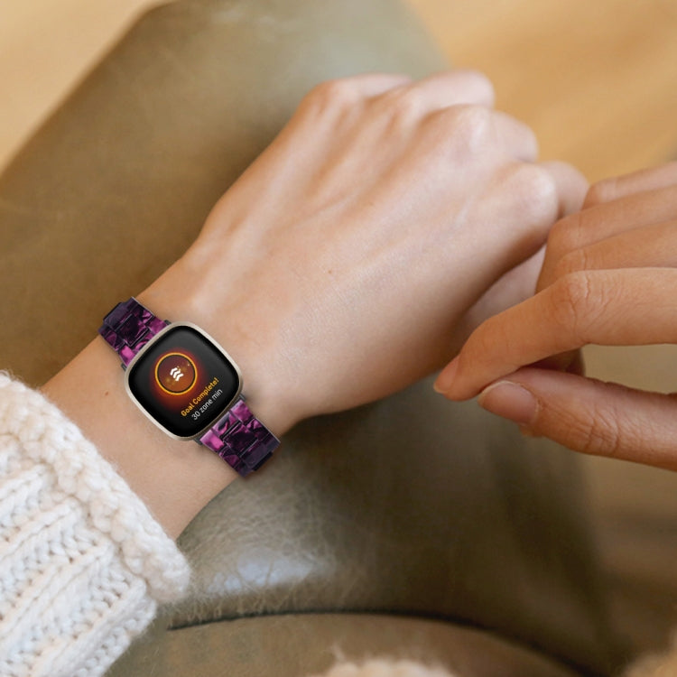 For Fitbit Versa 4 / Sense 2 Universal Resin Watch Band(Purple Light) - free shipping - PMC TechLife - Order now!