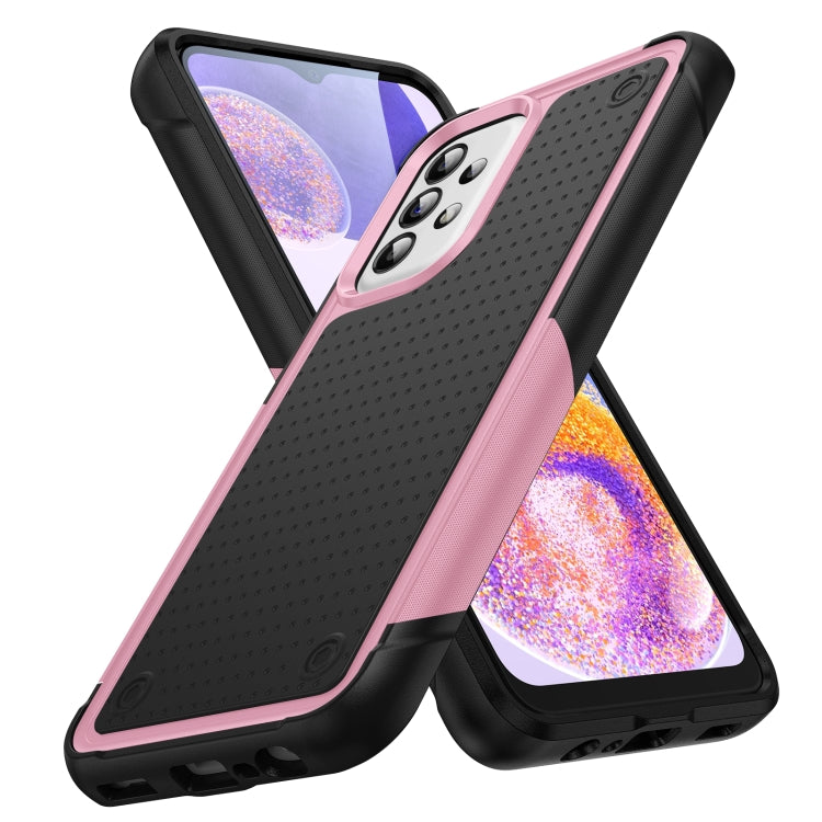 For Samsung Galaxy A23 PC + TPU Shockproof Protective Phone Case(Pink+Black) - free shipping - PMC TechLife - Order now!