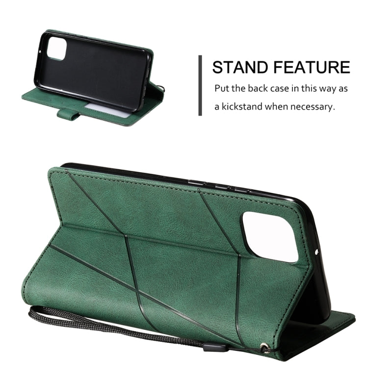 For Xiaomi Redmi A1 Skin Feel Splicing Leather Phone Case(Green) - free shipping - PMC TechLife - Order now!