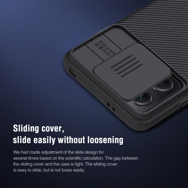 For Xiaomi Redmi Note 12 China NILLKIN Black Mirror Series PC Camshield Full Coverage Dust-proof Scratch Resistant Case(Black) - Note 12 Cases by NILLKIN | Online Shopping South Africa | PMC Jewellery