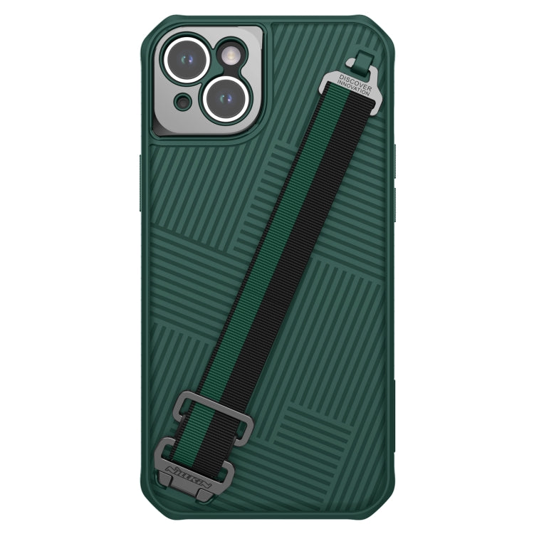 For iPhone 14 Plus NILLKIN Shadow Series Magnetic Magsafe Phone Case(Green) - iPhone 14 Plus Cases by NILLKIN | Online Shopping South Africa | PMC Jewellery