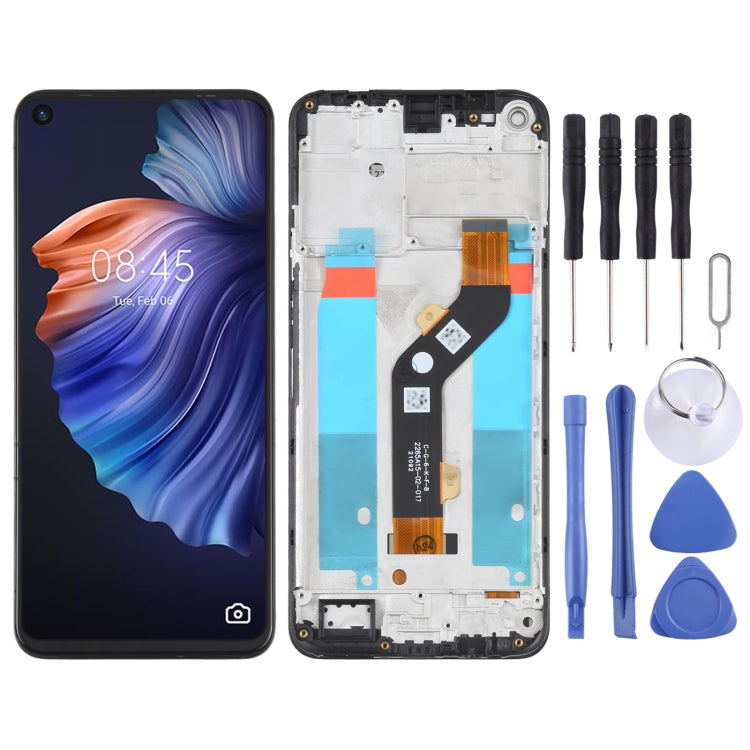 OEM LCD Screen For Tecno Camon 17 Digitizer Full Assembly with Frame - LCD Screen by PMC TechLife | Online Shopping South Africa | PMC TechLife