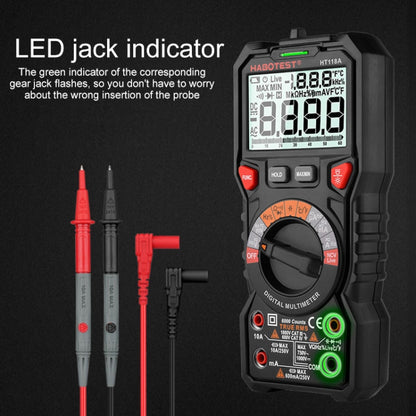 HABOTEST HT118A Handheld Double Backlight High-precision Automatic Digital Multimeter - Digital Multimeter by HABOTEST | Online Shopping South Africa | PMC Jewellery | Buy Now Pay Later Mobicred