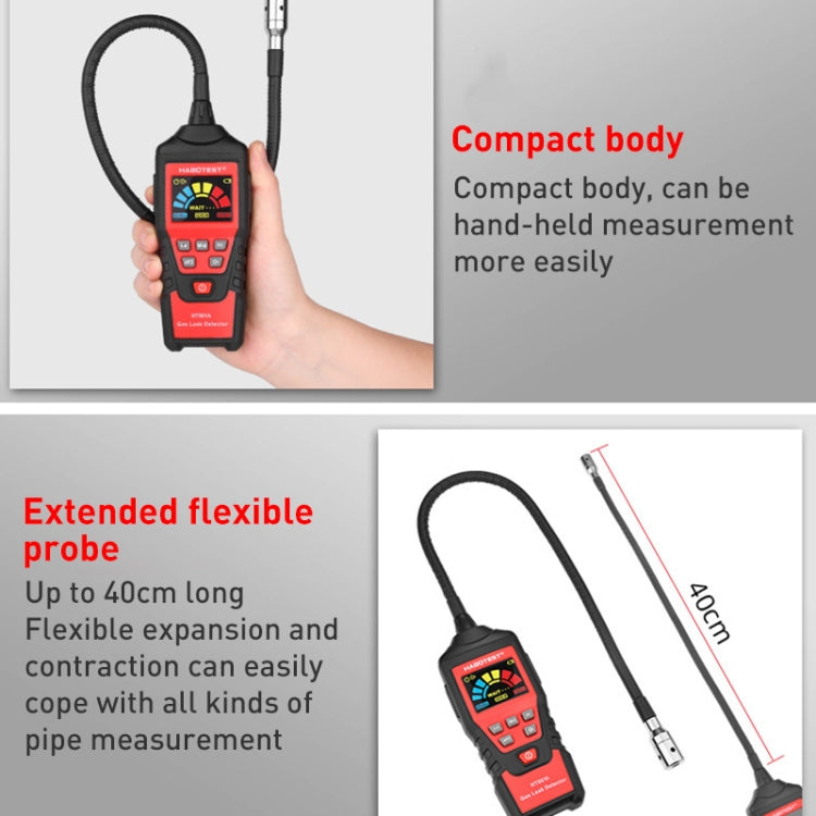 HABOTEST HT601A Combustible Gas Detector Thousand Battery Model without Numerical Display - Gas Monitor by HABOTEST | Online Shopping South Africa | PMC TechLife | Buy Now Pay Later Mobicred