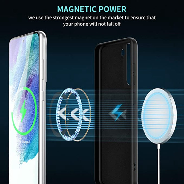 For Samsung Galaxy S23+ 5G MagSafe Magnetic Liquid Silicone Phone Case(Black) - Galaxy S23+ 5G Cases by PMC TechLife | Online Shopping South Africa | PMC TechLife | Buy Now Pay Later Mobicred