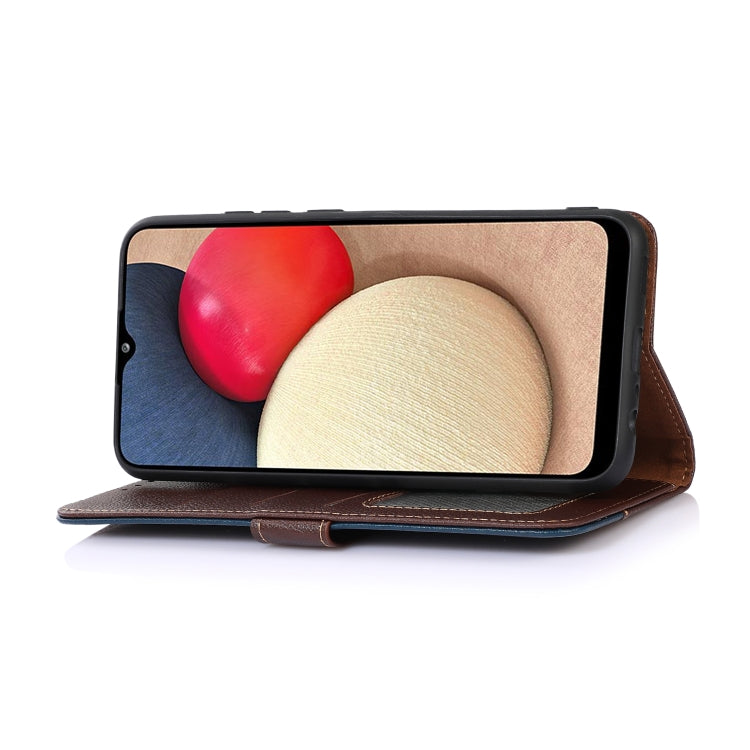 For Xiaomi Redmi Note 12S 4G KHAZNEH Litchi Texture Leather RFID Phone Case(Brown) - free shipping - PMC TechLife - Order now!
