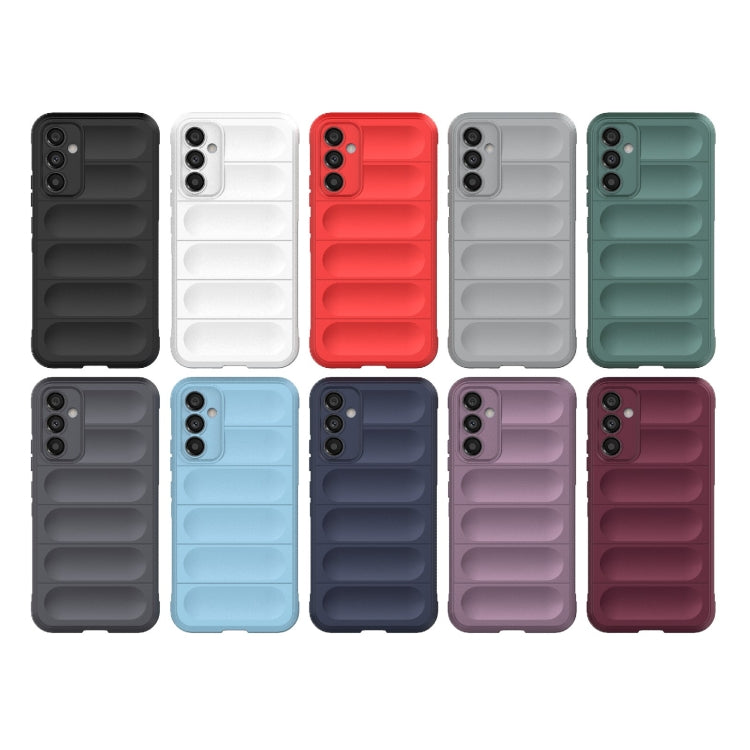 For Samsung Galaxy A34 5G Magic Shield TPU + Flannel Phone Case(Dark Green) - free shipping - PMC TechLife - Order now!