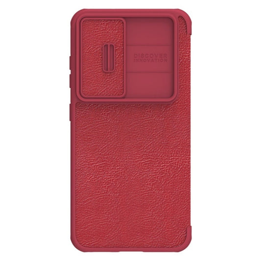 For Samsung Galaxy S23+ 5G NILLKIN QIN Series Pro Sliding Camera Cover Design Leather Phone Case(Red) - Galaxy S23+ 5G Cases by NILLKIN | Online Shopping South Africa | PMC Jewellery