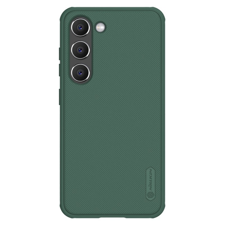 For Samsung Galaxy S23+ 5G NILLKIN Super Frosted Shield Pro PC + TPU Phone Case(Green) - Galaxy S23+ 5G Cases by NILLKIN | Online Shopping South Africa | PMC Jewellery