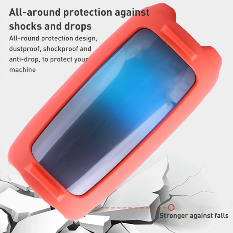 For JBL Pulse 5 Colorful Light Effect Bluetooth Speaker Silicone Case with Shoulder Strap(Blue) - Protective Case by PMC Jewellery | Online Shopping South Africa | PMC Jewellery