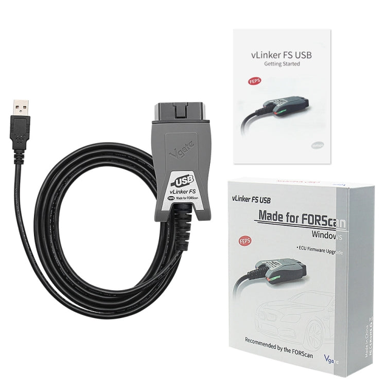 Vgate Vlinker FS ELM327 USB OBD2 Car Diagnostic Tool - free shipping - PMC TechLife - Order now!