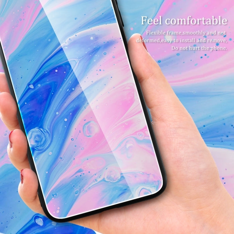 For Samsung Galaxy A14 5G Marble Pattern Glass Phone Case(Typhoon) - free shipping - PMC TechLife - Order now!