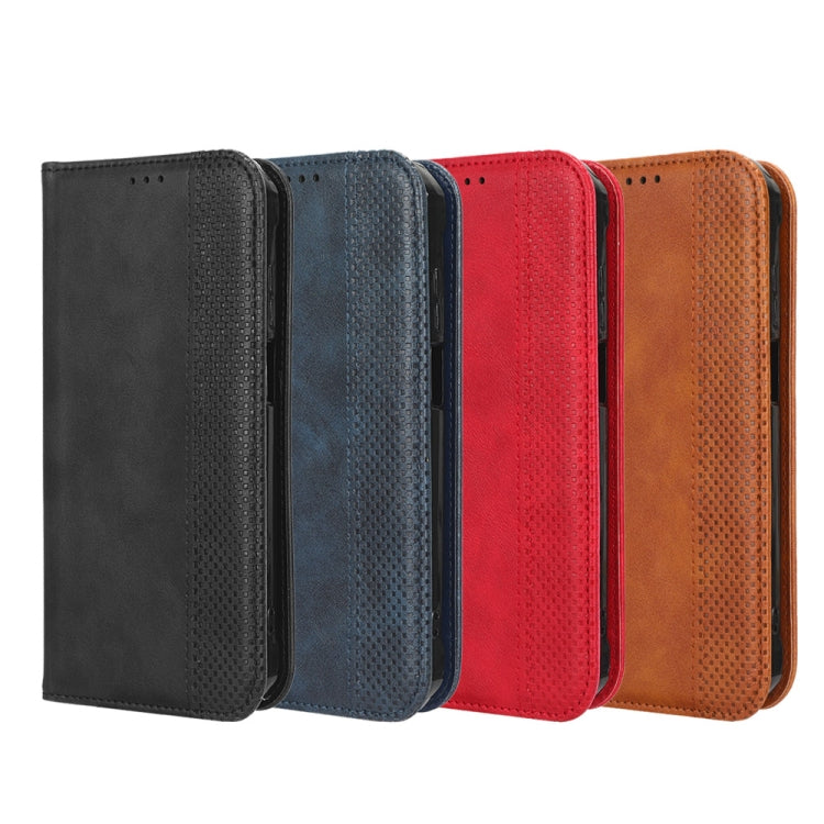 For Honor X9A / X40 / Magic5 Lite 5G Magnetic Buckle Retro Texture Leather Phone Case(Brown) - free shipping - PMC TechLife - Order now!
