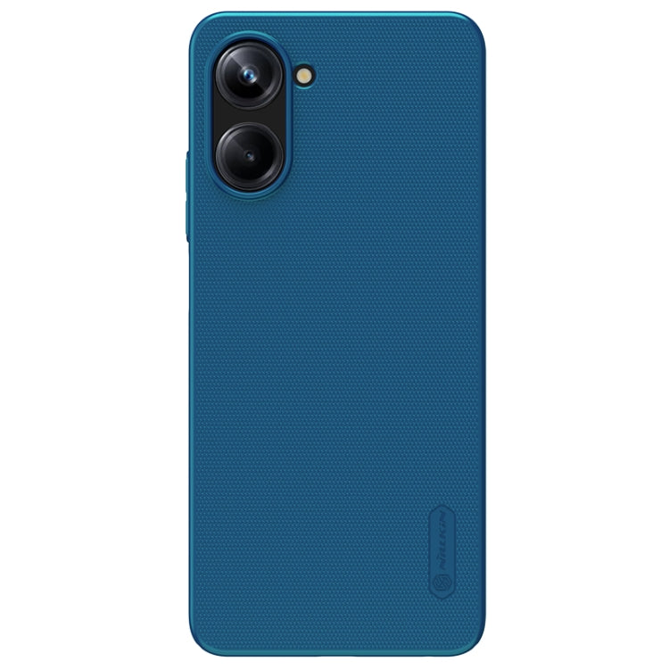 For Realme 10 Pro 5G NILLKIN Frosted PC Phone Case(Blue) - Realme 10 Pro Cases by NILLKIN | Online Shopping South Africa | PMC Jewellery