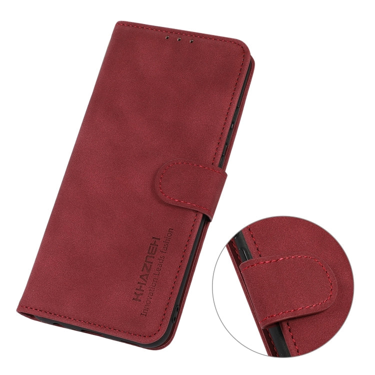 For Honor X8a 4G KHAZNEH Matte Texture Leather Phone Case(Red) - free shipping - PMC TechLife - Order now!