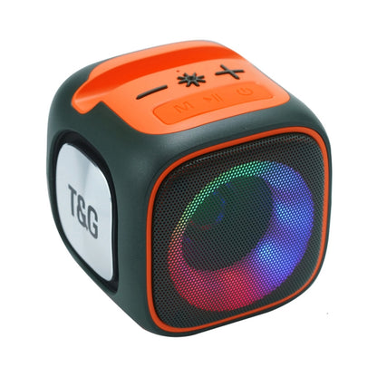 T&G TG359 Portable Outdoor LED Wireless Bluetooth Speaker(Dark Green) - Mini Speaker by T&G | Online Shopping South Africa | PMC Jewellery | Buy Now Pay Later Mobicred