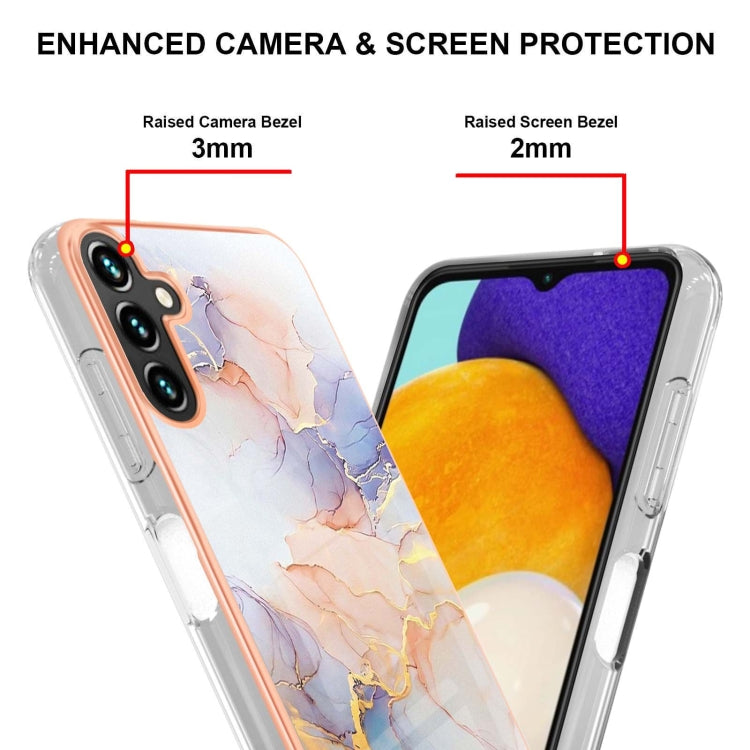 For Samsung Galaxy A34 5G Electroplating IMD TPU Phone Case(White Marble) - free shipping - PMC TechLife - Order now!