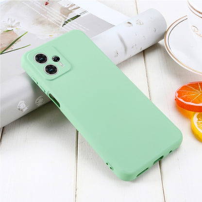 For Motorola Moto G13 / G23 Pure Color Liquid Silicone Shockproof Phone Case(Green) - Motorola Cases by PMC Jewellery | Online Shopping South Africa | PMC Jewellery