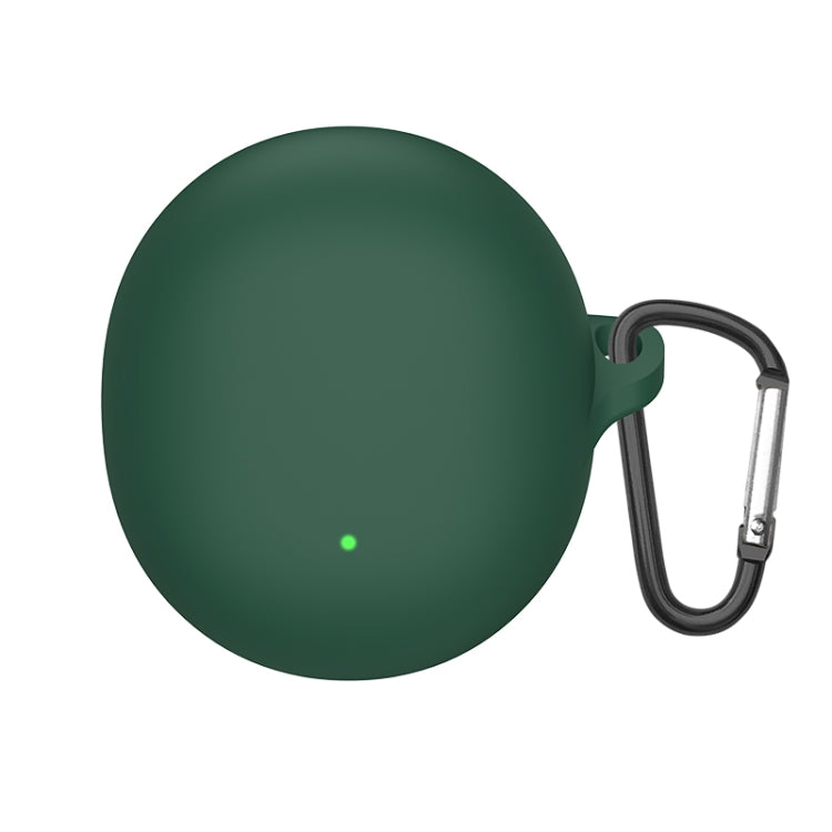 For OPPO Enco Air 3 Silicone Wireless Earphone Protective Case(Deep Green) - Other Earphone Case by PMC TechLife | Online Shopping South Africa | PMC TechLife