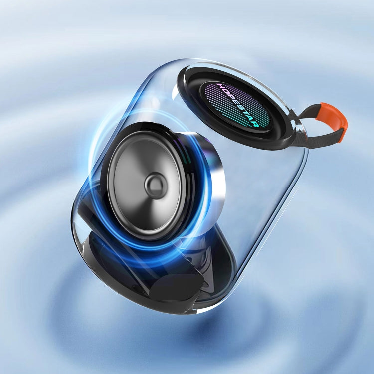 HOPESTAR H56 IPX6 Waterproof 10W TWS Subwoofer Light Bluetooth Speaker(Black) - Waterproof Speaker by HOPESTAR | Online Shopping South Africa | PMC Jewellery