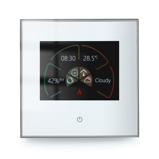 BHT-2002GCLM 220V Smart Home Heating Thermostat Boiler Heating WiFi Thermostat(White) - Thermostat & Thermometer by PMC Jewellery | Online Shopping South Africa | PMC Jewellery