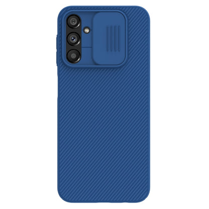 For Samsung Galaxy A14 4G NILLKIN Black Mirror Series Camshield PC Phone Case(Blue) - Galaxy Phone Cases by NILLKIN | Online Shopping South Africa | PMC Jewellery