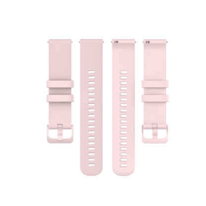 For Honor Watch GS 3i 22mm Small Plaid Texture Silicone Watch Band(Rose Pink) -  by PMC Jewellery | Online Shopping South Africa | PMC Jewellery