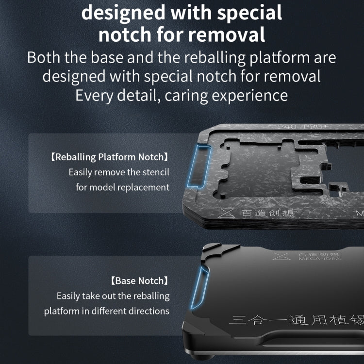 For Huawei Mate 30 Pro 5G Qianli Mega-idea Multi-functional Middle Frame Positioning BGA Reballing Platform - free shipping - PMC TechLife - Order now!