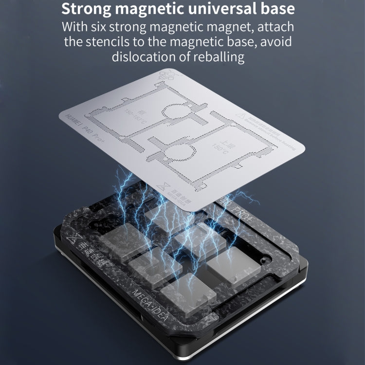 For Huawei Mate 40 Pro+ Qianli Mega-idea Multi-functional Middle Frame Positioning BGA Reballing Platform - free shipping - PMC TechLife - Order now!